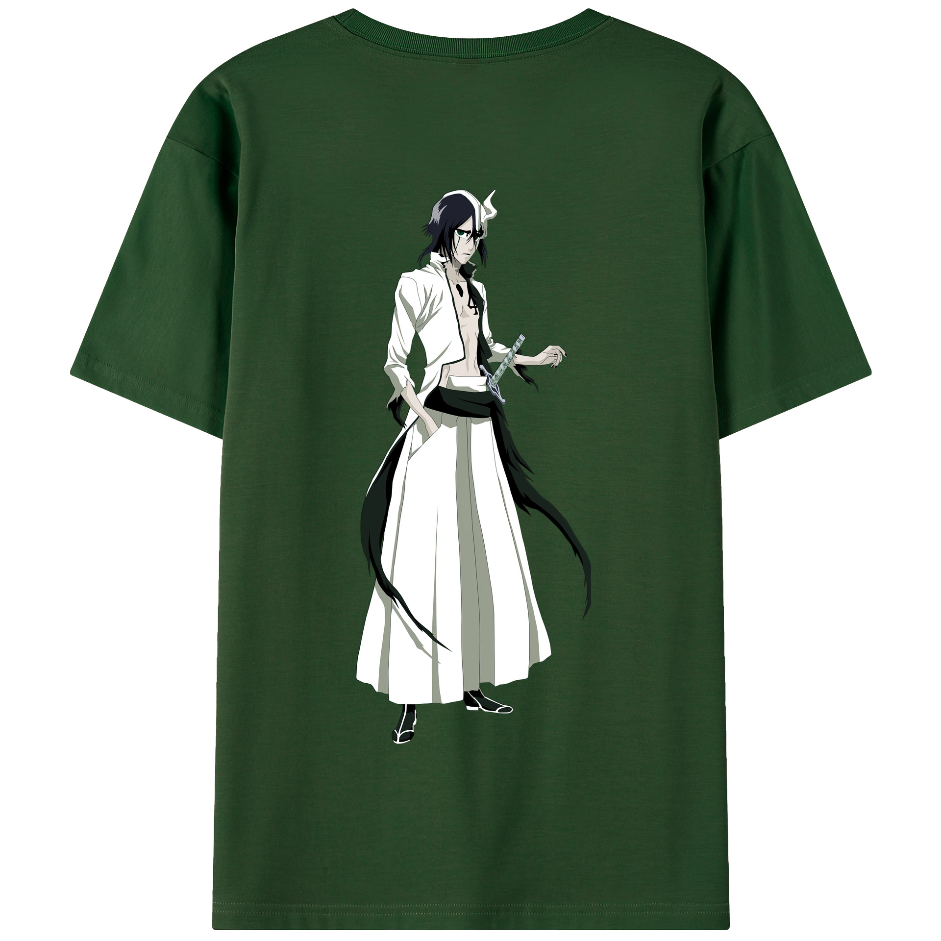 （画像用） ブリーチ ウルキオラ·シファー BLEACH Ulquiorra cifer 綿100％半袖Tシャツ（背面プリント）